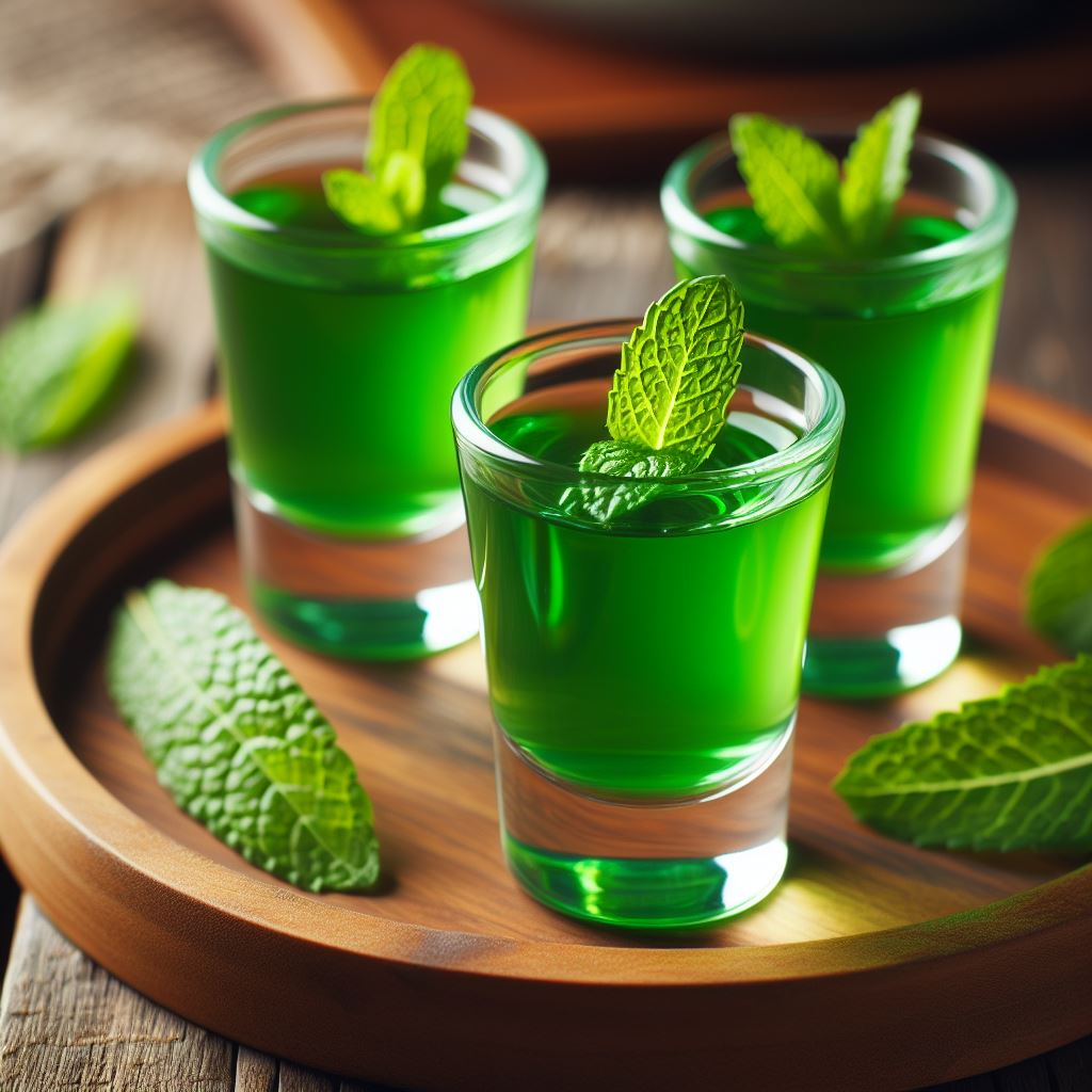 green tea shot