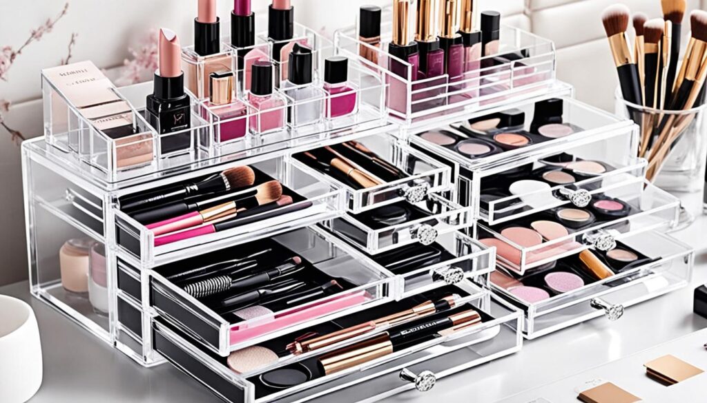 makeup organizer